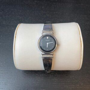 Seiko Women's Black Dial Stainless Steel Watch